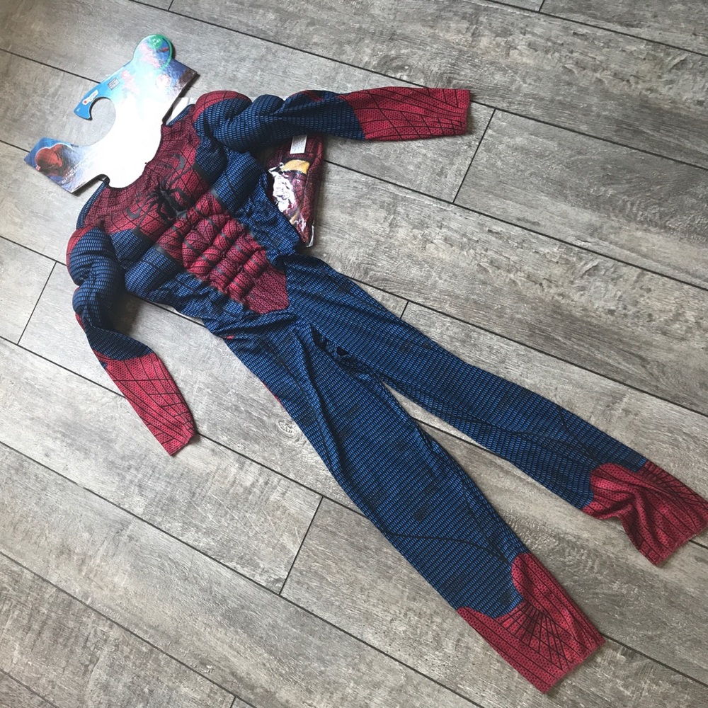 Brand new boys spider man costume M 7-8