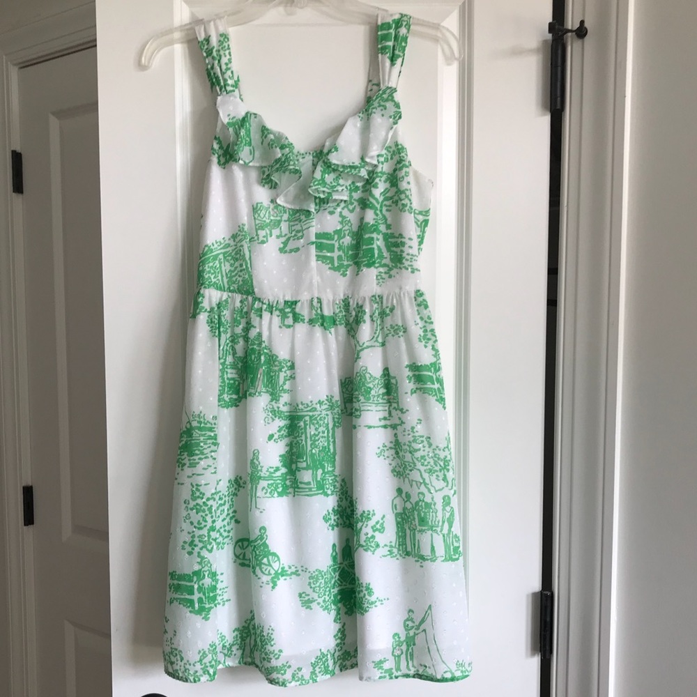 Lilly Pulitzer Toile Dress. Size 2. Worn Once.