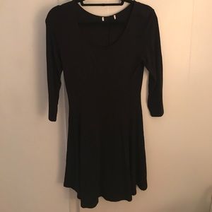 Black skater dress