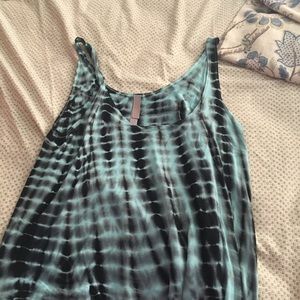 Aqua blue tank top