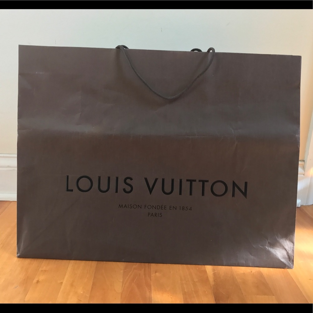 Large Louis Vuitton Paper Shopping Bag