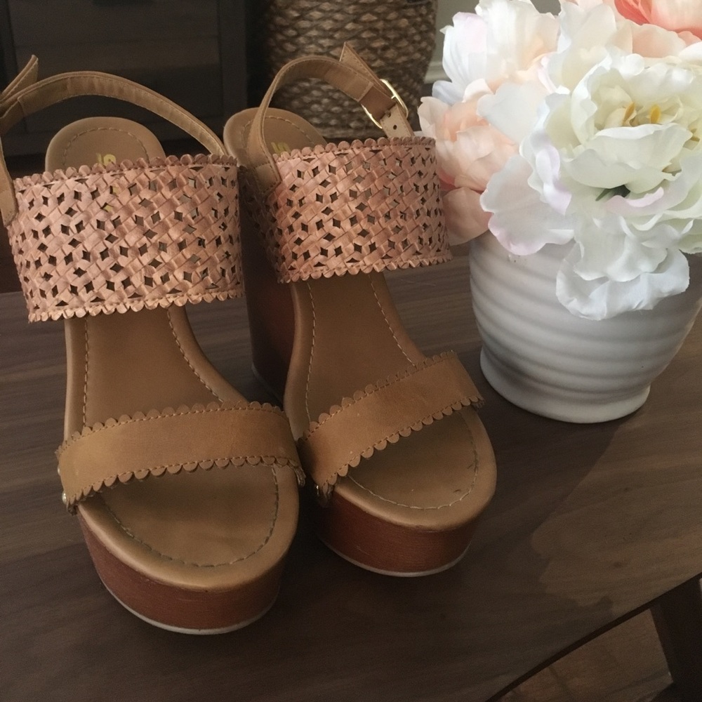 Soda Wedge Sandals
