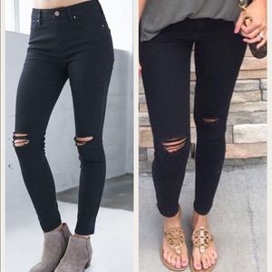 NWT Pacsun High Rise Ripped Ankle Skinny Jeans