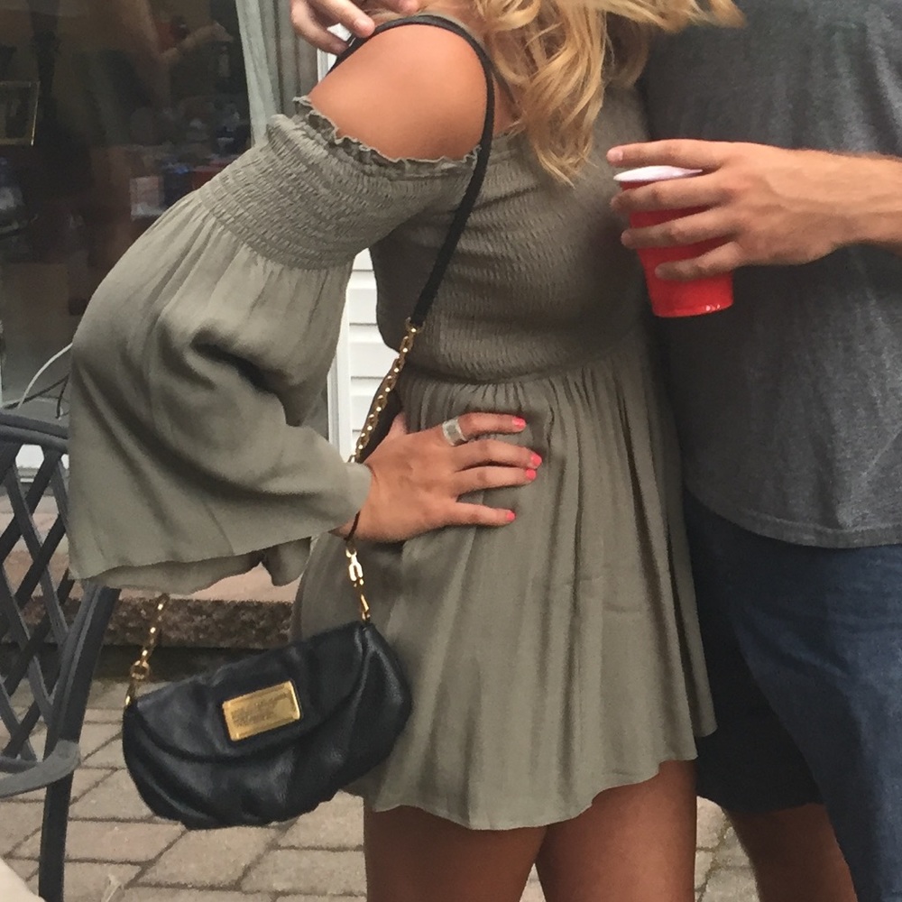 Off the shoulder romper.