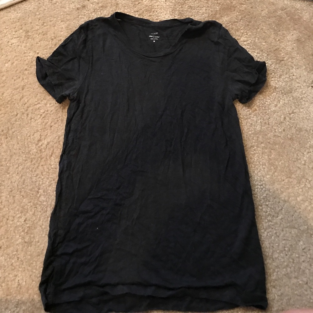 J Crew 100% Linen Tee