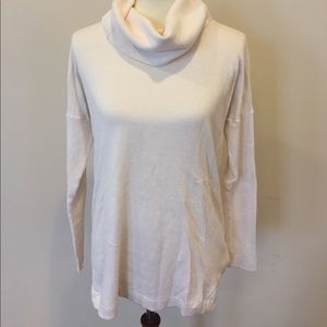 Cream cowl neck sweater