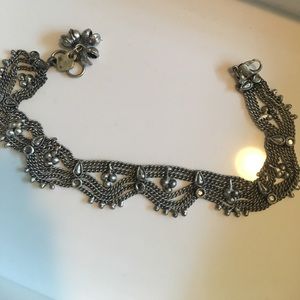 Free People Silver Anklet