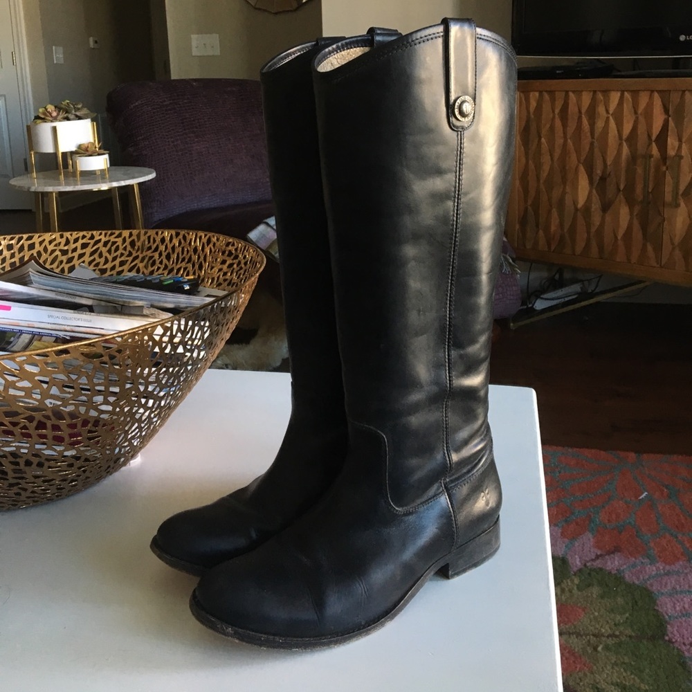 Frye Melissa Leather Boots - Size 9