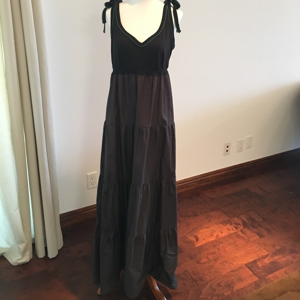 Maxi dress with short jacket. Made in Portugal