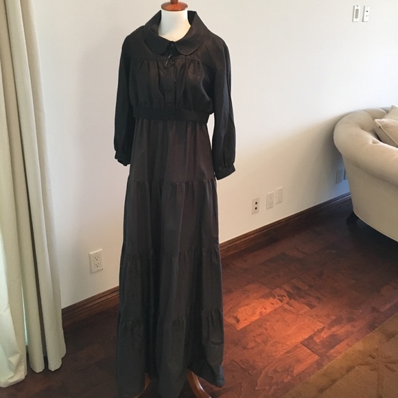 Maxi dress with short jacket. Made in Portugal - Picture 4 of 8