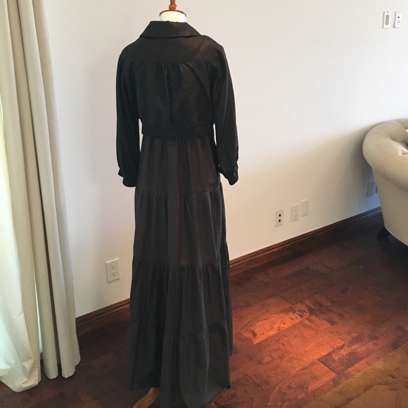 Maxi dress with short jacket. Made in Portugal - Picture 5 of 8