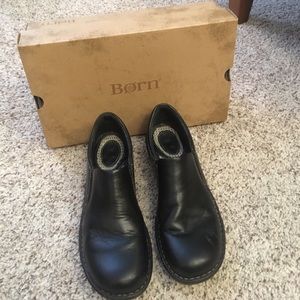 Black comfort shoes