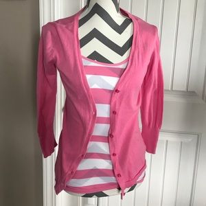 Cami and cardigan from The Limited