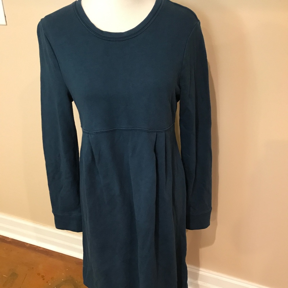 Gap maternity teal blue sweater dress Medium