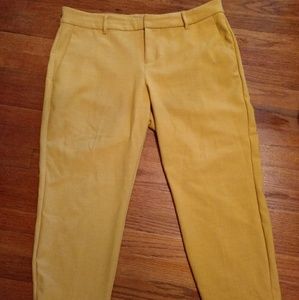 Mustard Yellow Ankle Pants