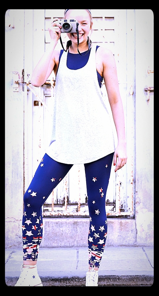 Blue Aerie leggings