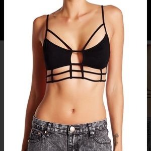 One Teaspoon Black Strappy Tank