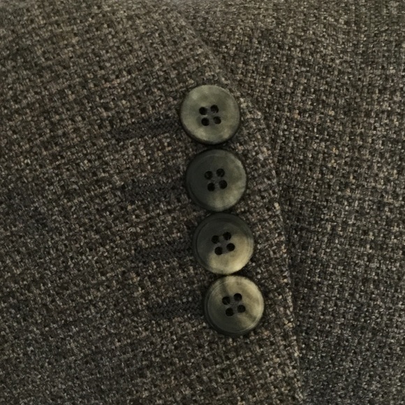 CANALI cashmere and silk gray tweed sports coat - Picture 3 of 7