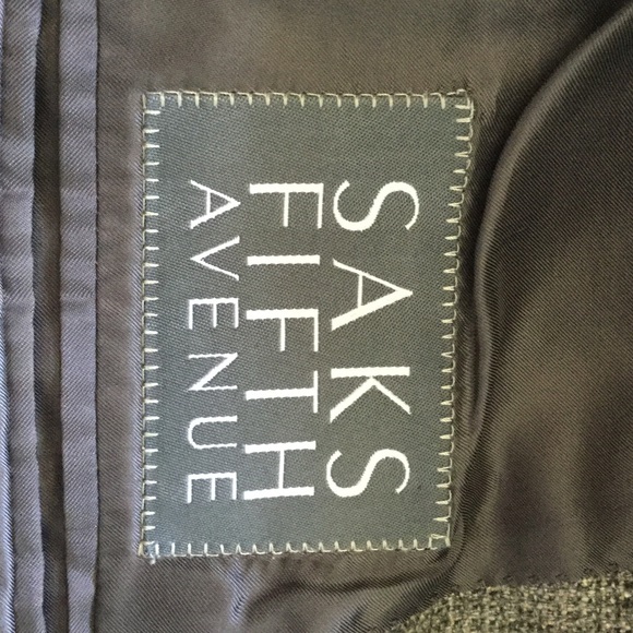 CANALI cashmere and silk gray tweed sports coat - Picture 6 of 7