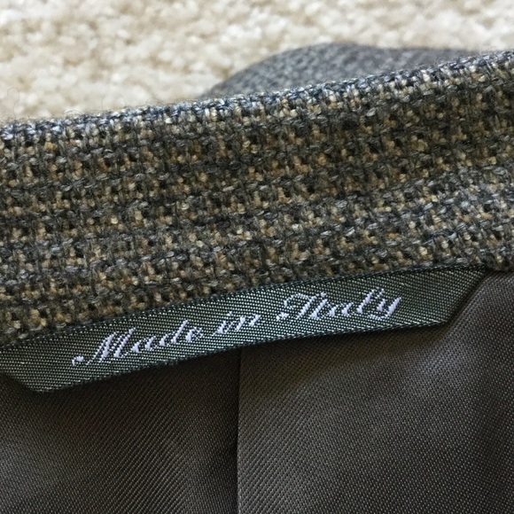 CANALI cashmere and silk gray tweed sports coat - Picture 7 of 7