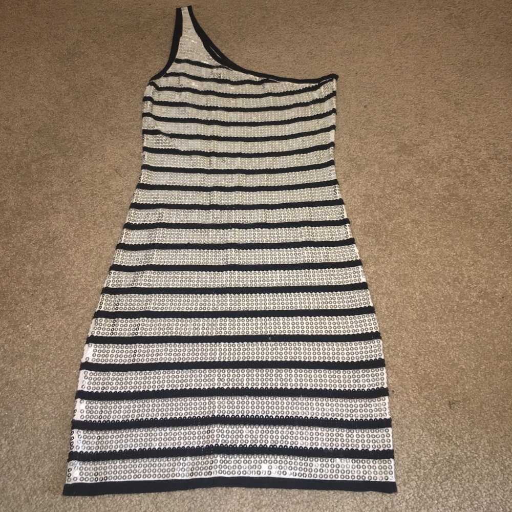 Bebe sequin bodycon dress