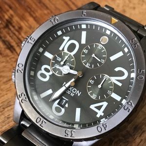 Nixon 48-20 Chrono gunmetal green oxyde Watch
