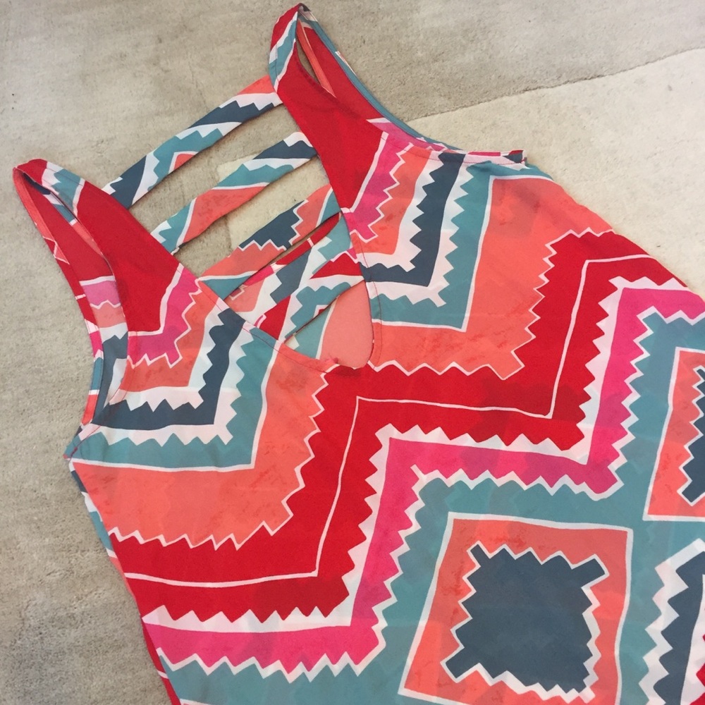 Eight Sixty Printed Shift Dress