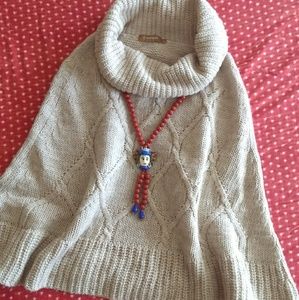 Cable-Knit Poncho 🇮🇪MADE IN ITALY🇮🇪