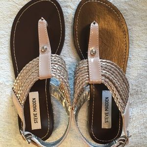 Steve Madden Stagge Sandals in women's size 7.5