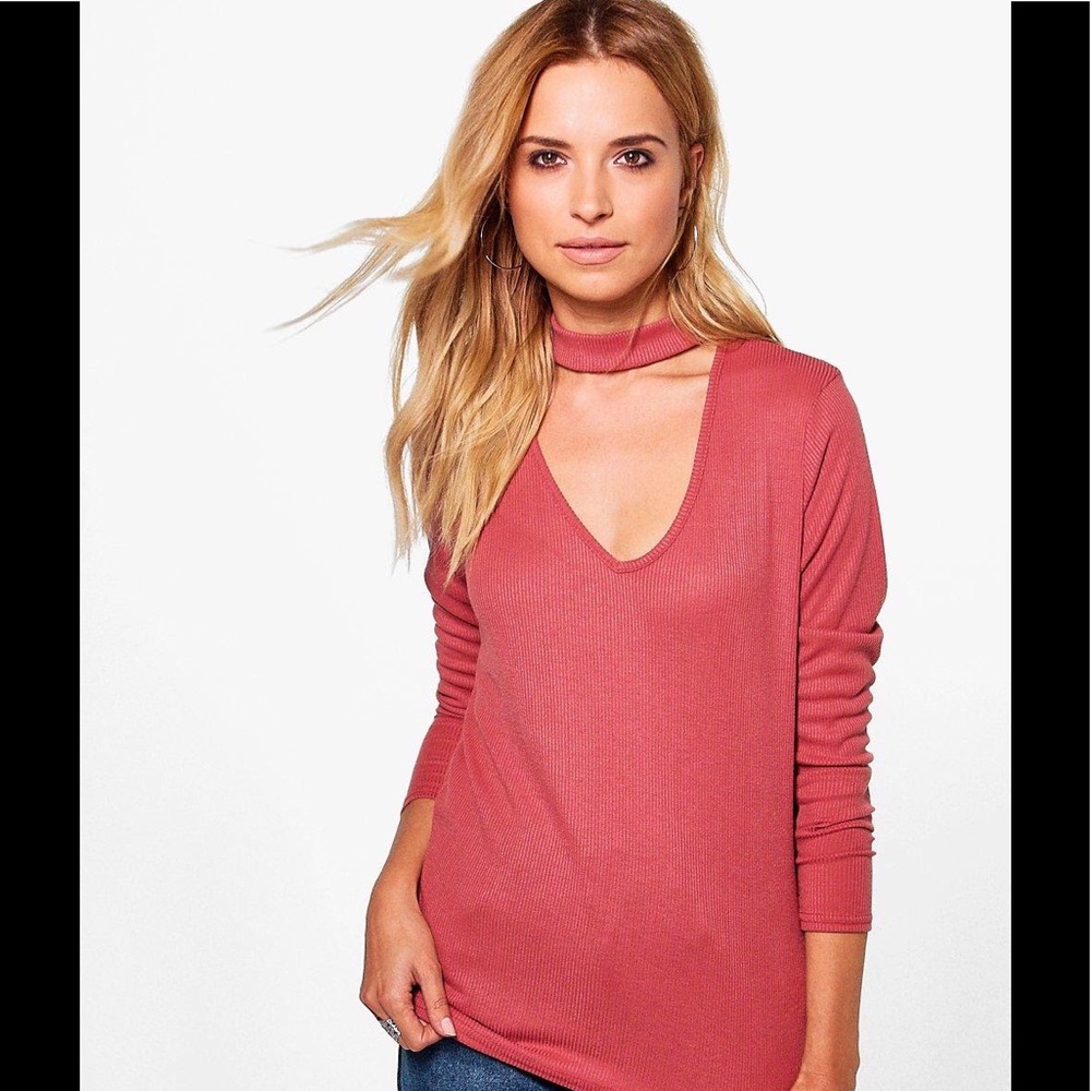 Boohoo Choker Sweater