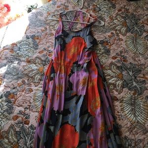 Loft floral maxi dress