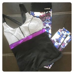 Bebe sport workout outfit