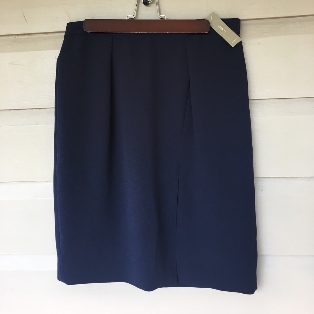 NWT J Crew Navy Work skirt