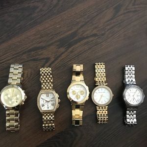 5 MK Watches (100% authentic)