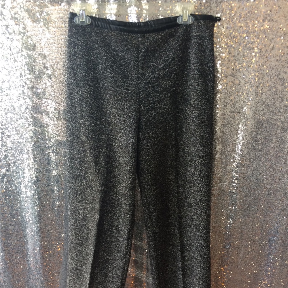 Ladies Black/White Tweed Dress Pants