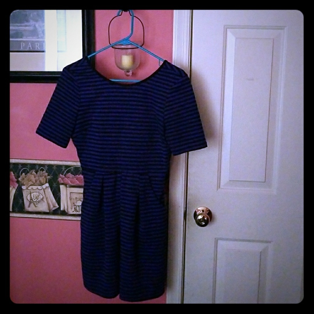 Cute blue sweater dress