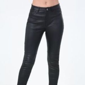 Bebe leather pants!