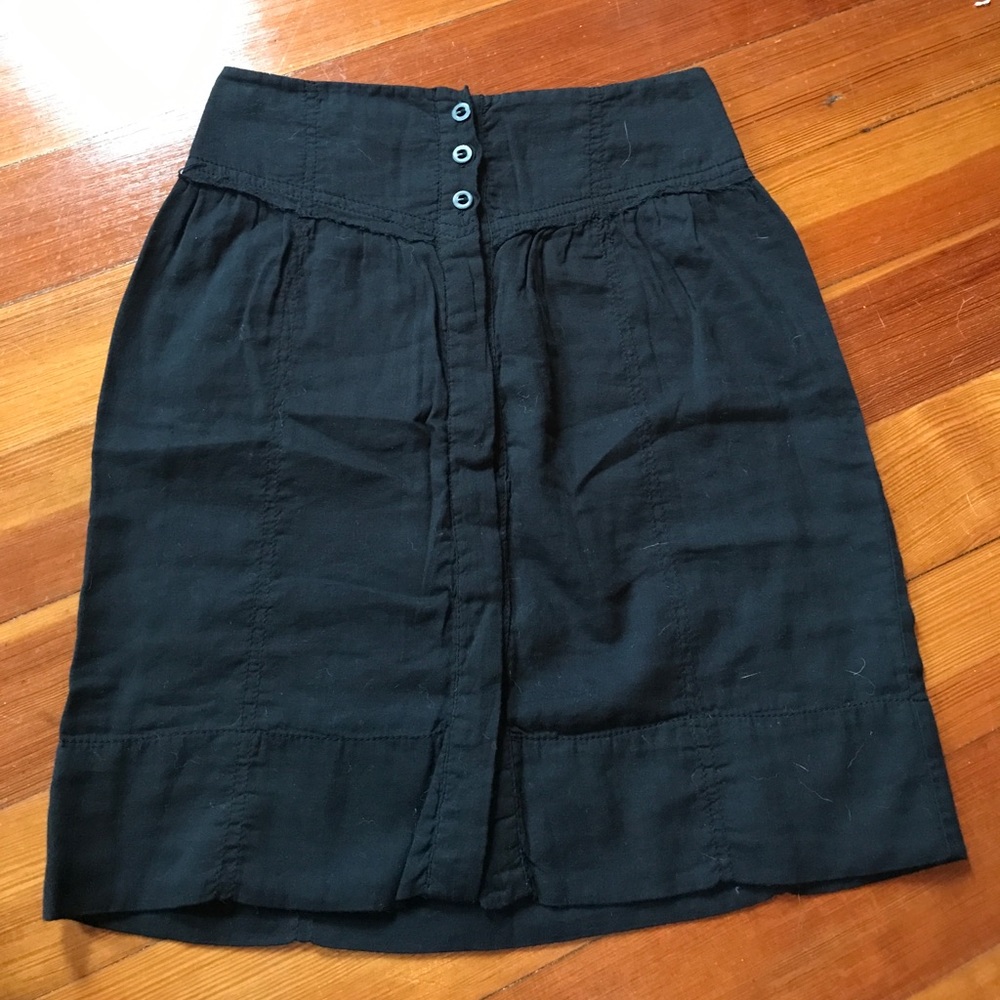 High Waisted Black Skirt