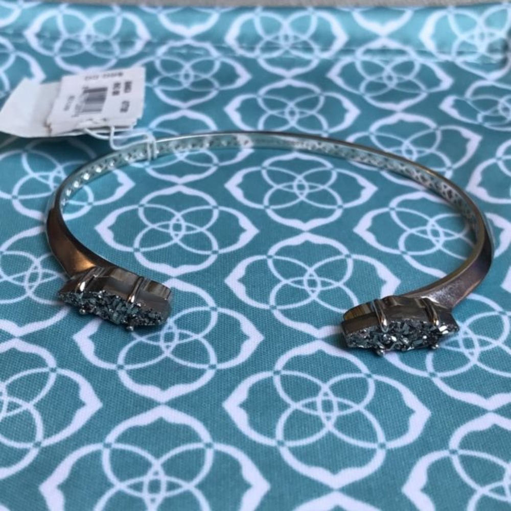 Kendra Scott Black Druzy Cuff
