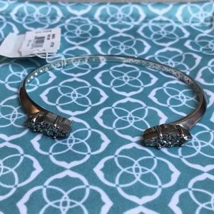 Kendra Scott Black Druzy Cuff