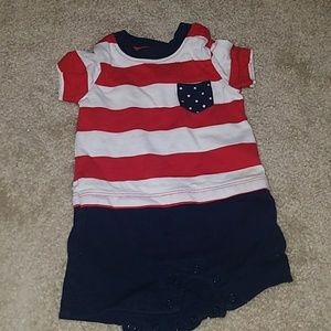 Gymboree American Flag One piece