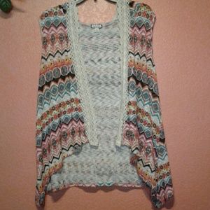 No sleeve cardigan