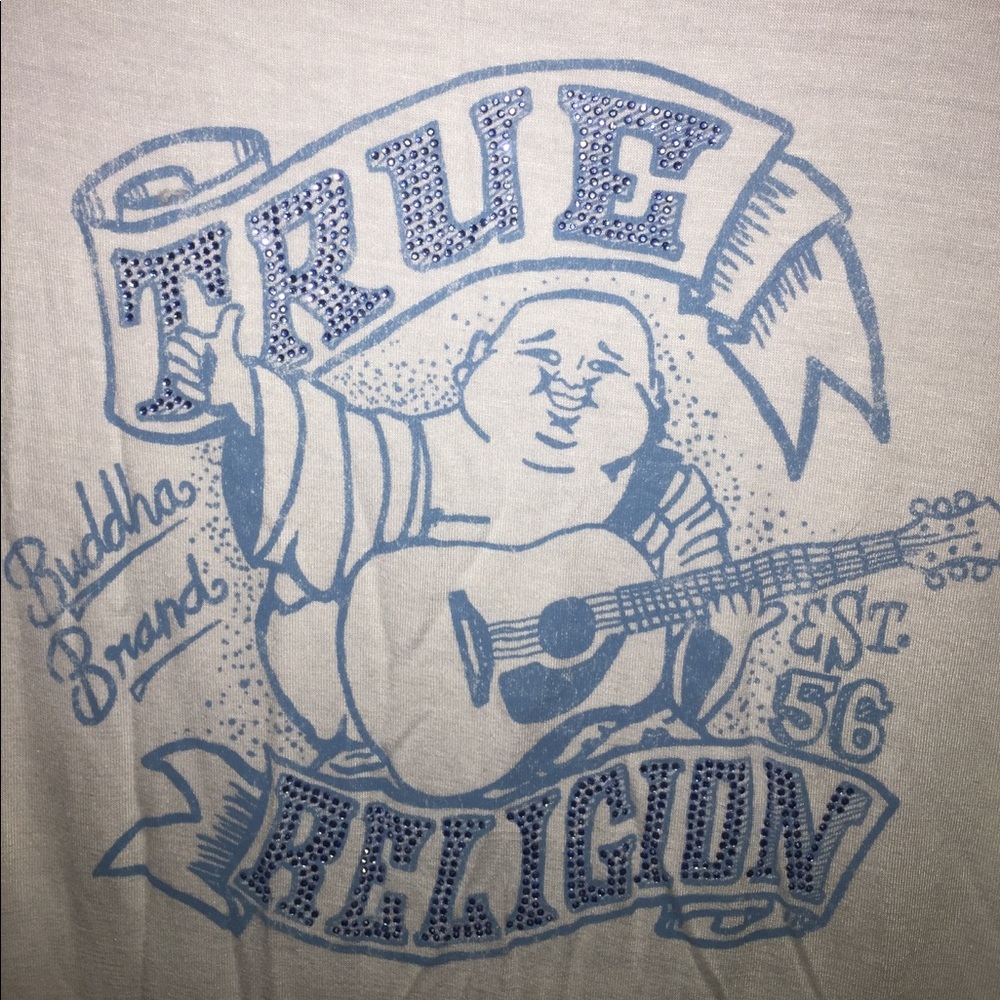 True religion banner Buddha crewneck L bling