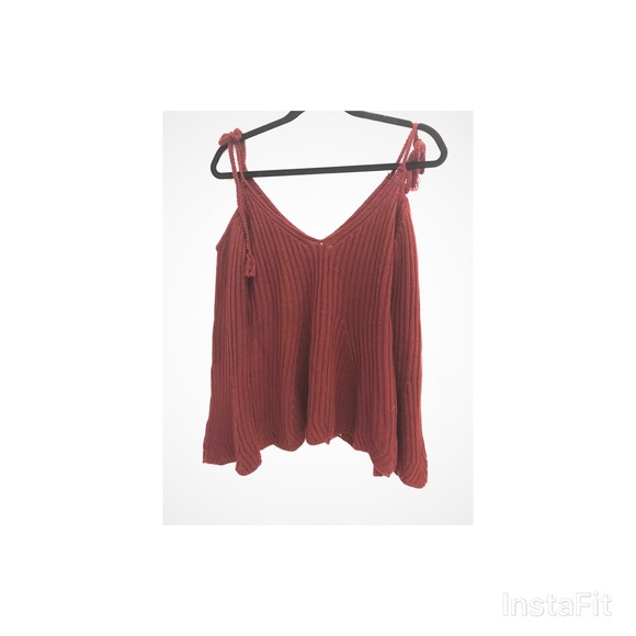 🌻American Rag Ribbed Cold Shoulder Sweater - Picture 2 of 2