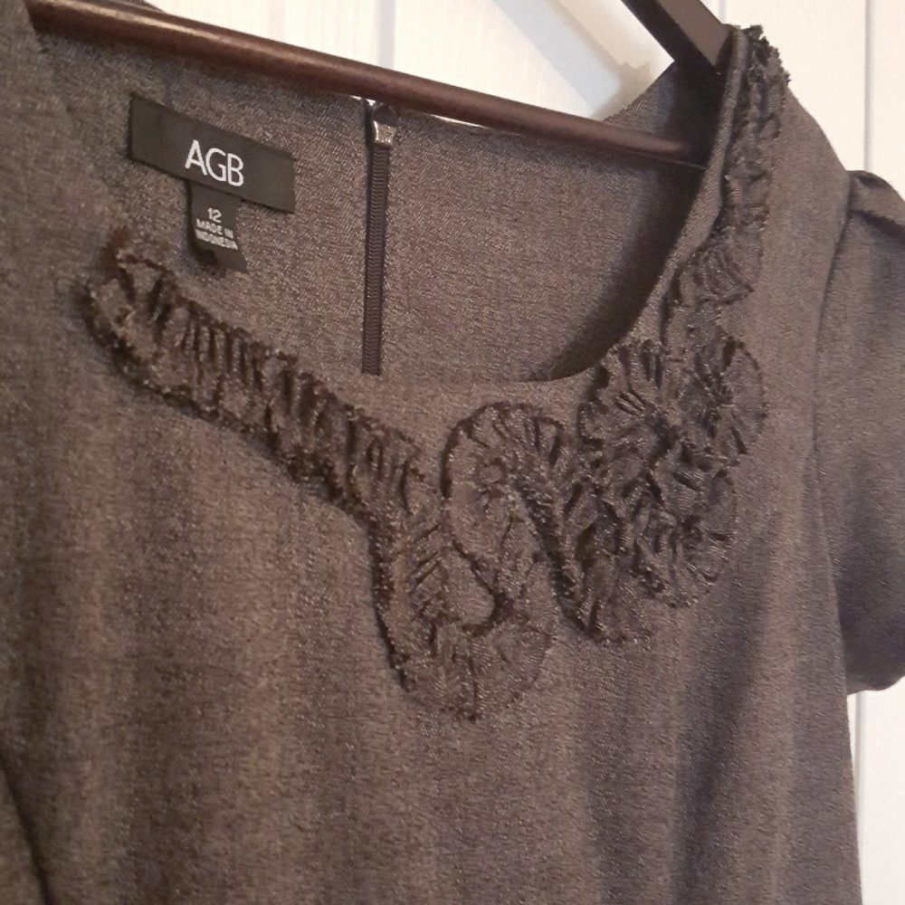 Brown AGB Sheath Dress