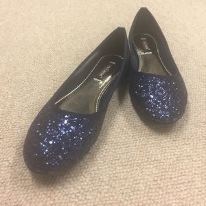 Cherish Glitter Ballet Flats Womens size 7.5