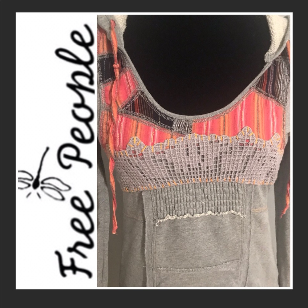 Free People Hooded Sweatshirt