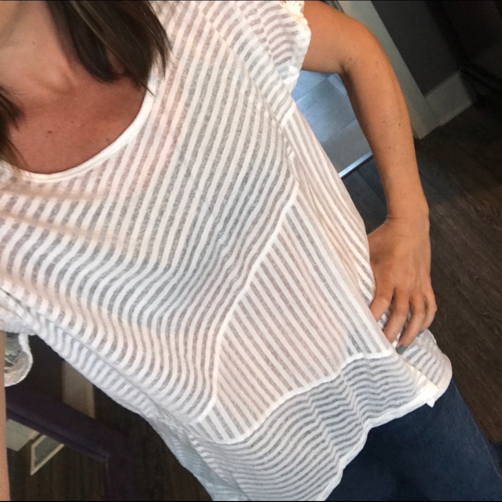 Free People high lo lace tunic
