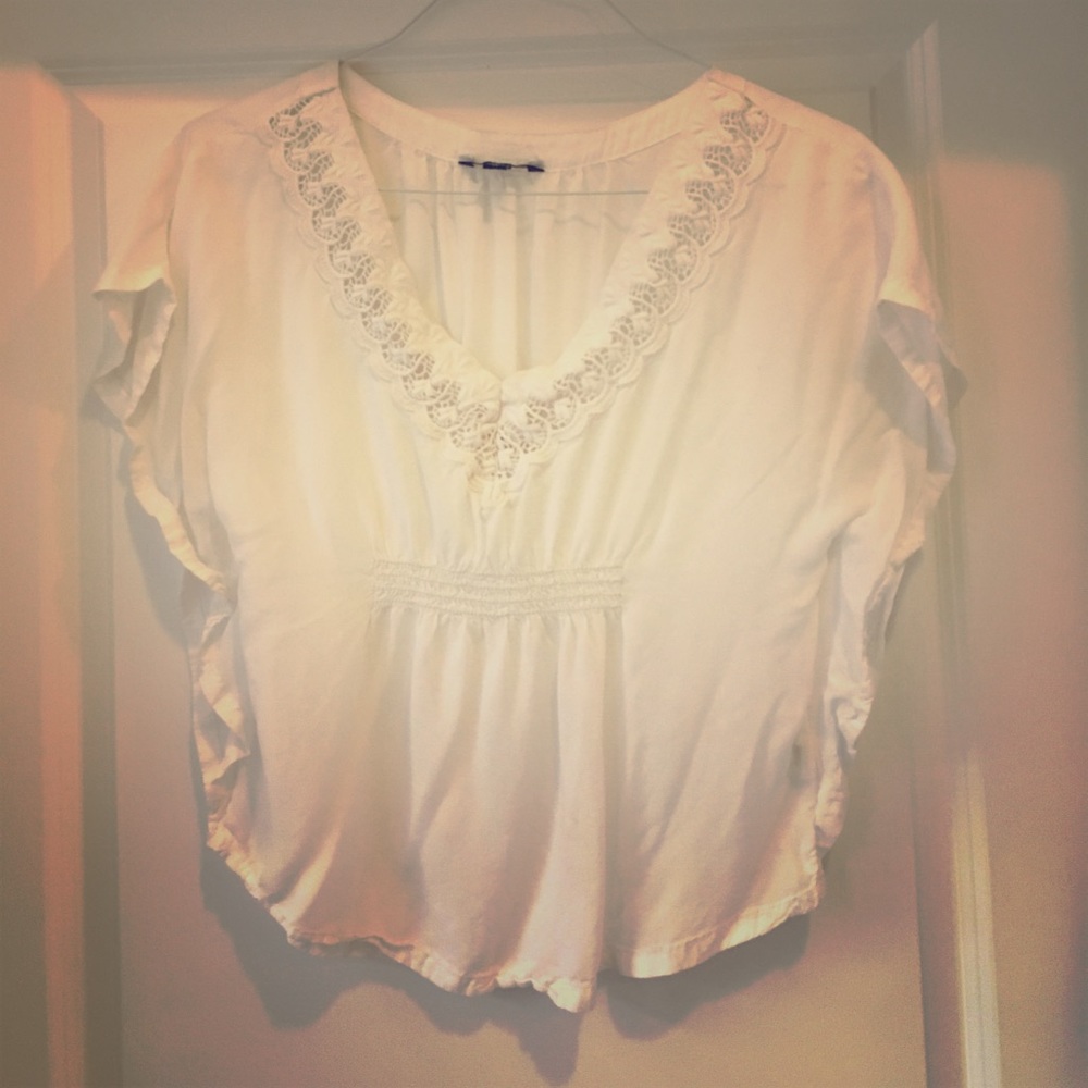 White American Eagle Top