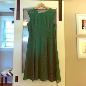London Times Kelly Green Crochet dress, Stitch Fix